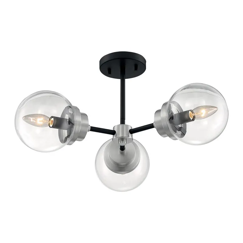 Nuvo Axis 3-lt 23" Semi Flush