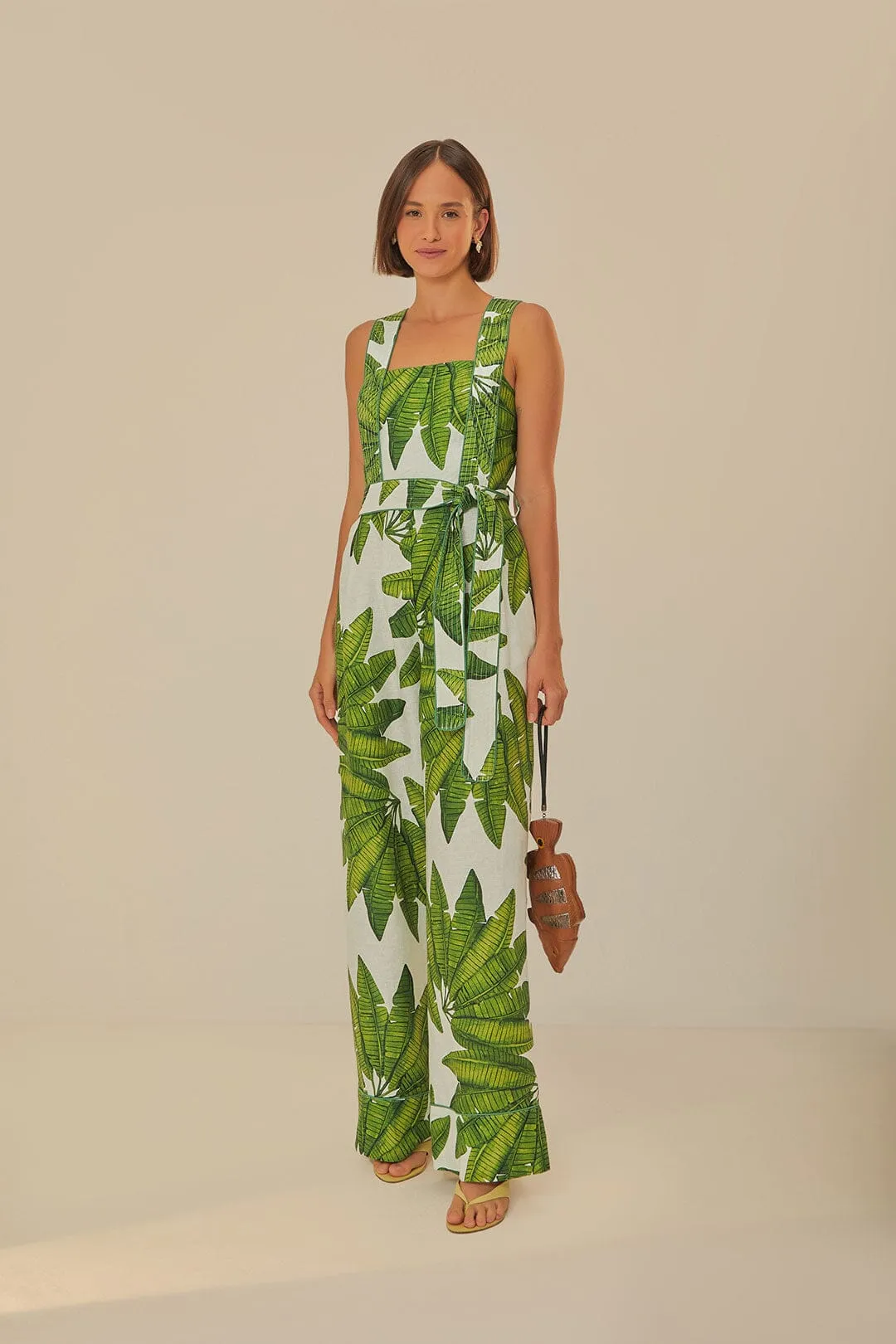 Off-White Palm Fan Jumpsuit