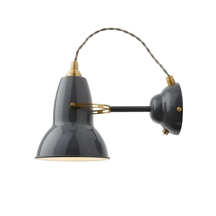 Original 1227 Short Wall Light In Elephant Grey