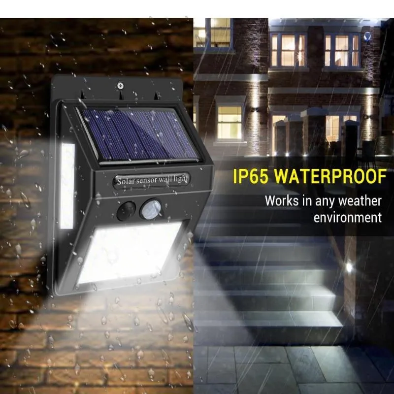 Outdoor LED Solar Wall Lights