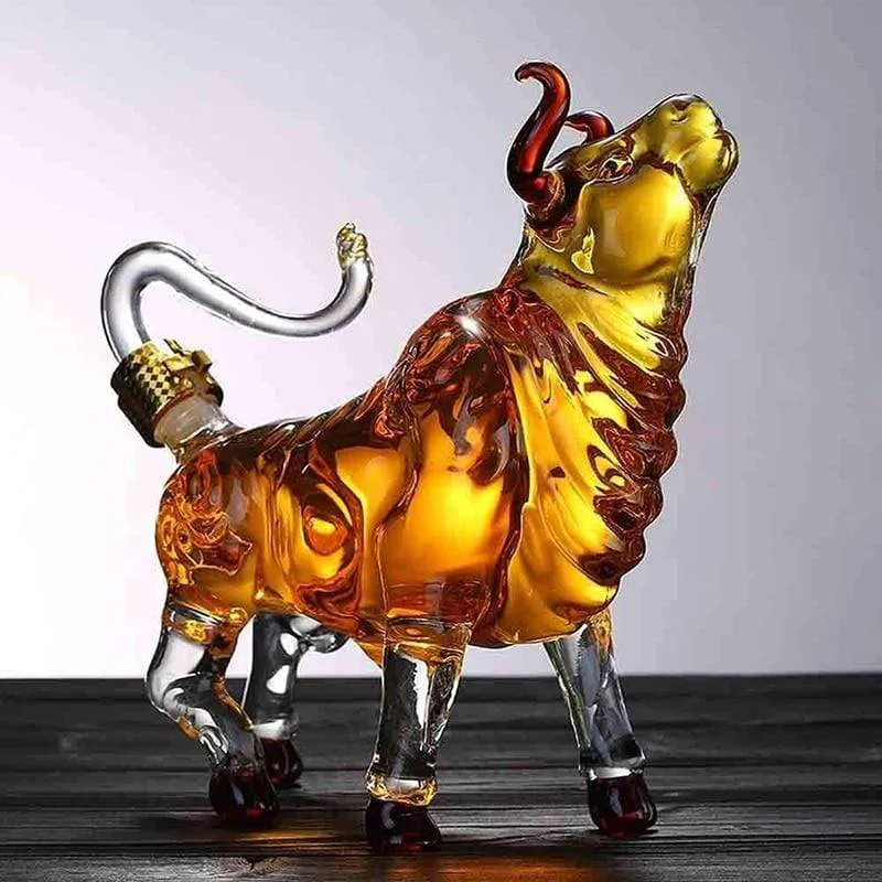 Ox shaped Whiskey Decanter