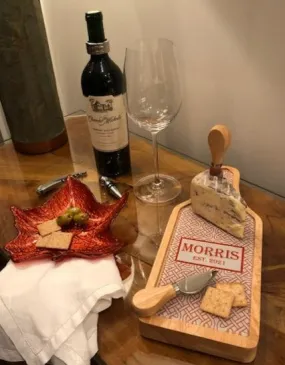 Personalized Wine & Cheese Cutting Board Set