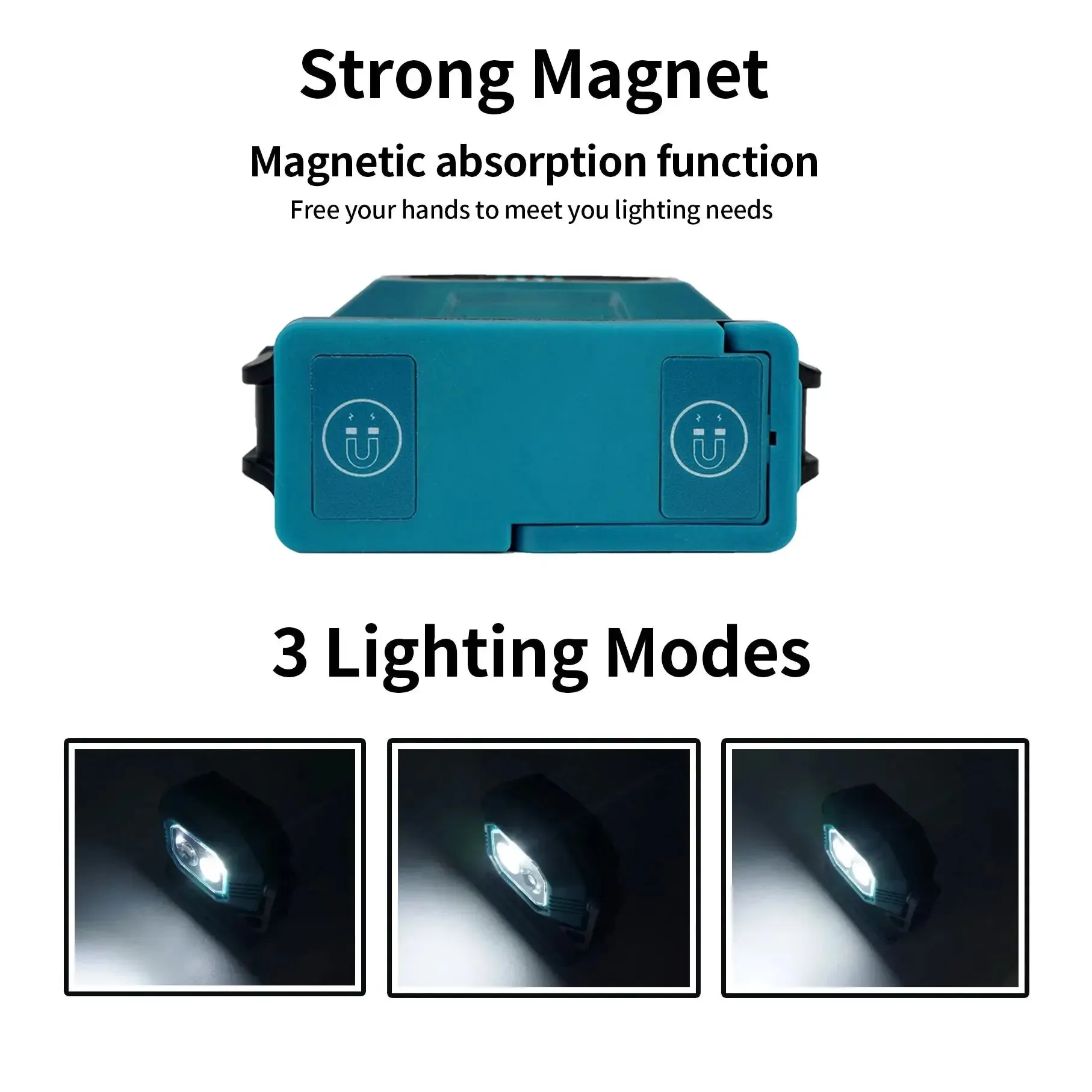 Portable Magnetic Type-C Rechargeable Waterproof LED Flood Light