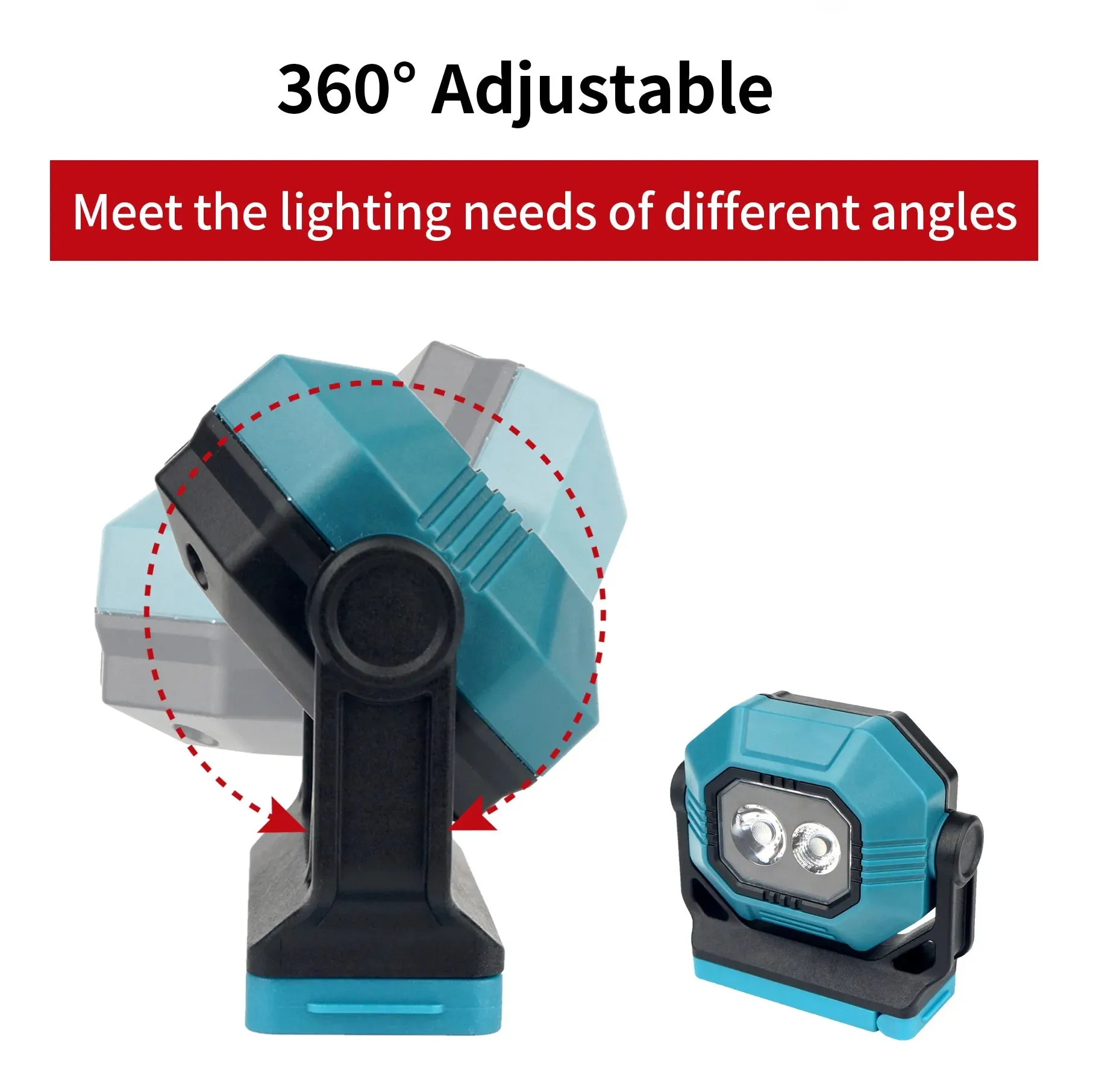 Portable Magnetic Type-C Rechargeable Waterproof LED Flood Light