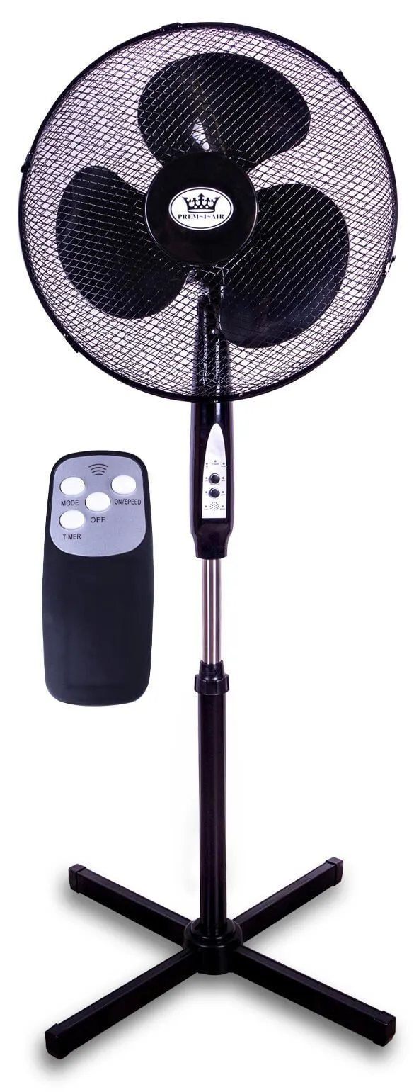 Prem-I-Air 40cm Oscillating Fan with Remote Control and Timer