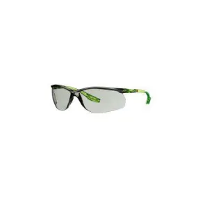 Protective Glasses - 3M Solus CCS Series Safety Glasses, Green, I/O Grey AF-AS Lens, with Scotchgard Anti-Fog Coating, SCCS07SGAF-GRN