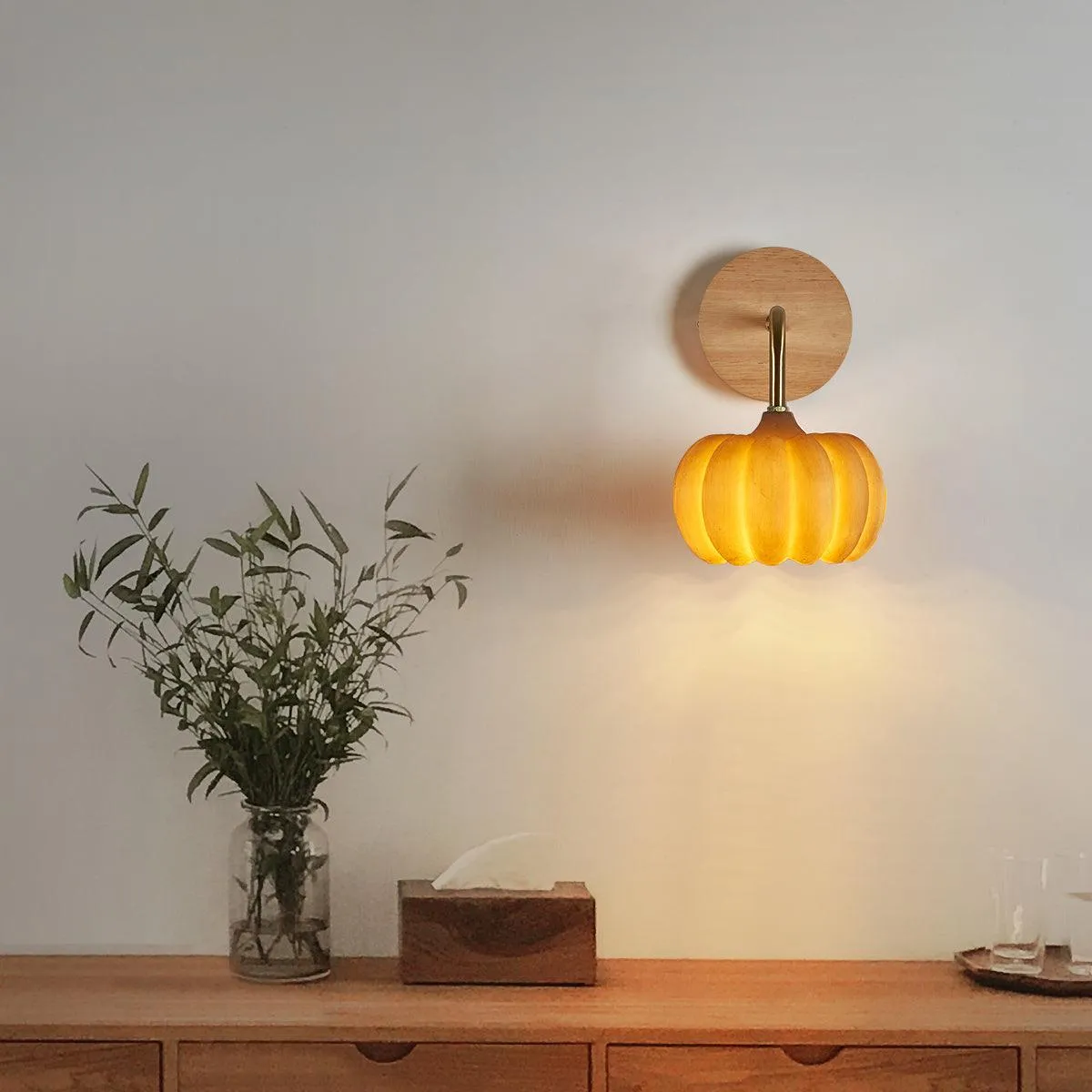 Pumpkin Wall Light