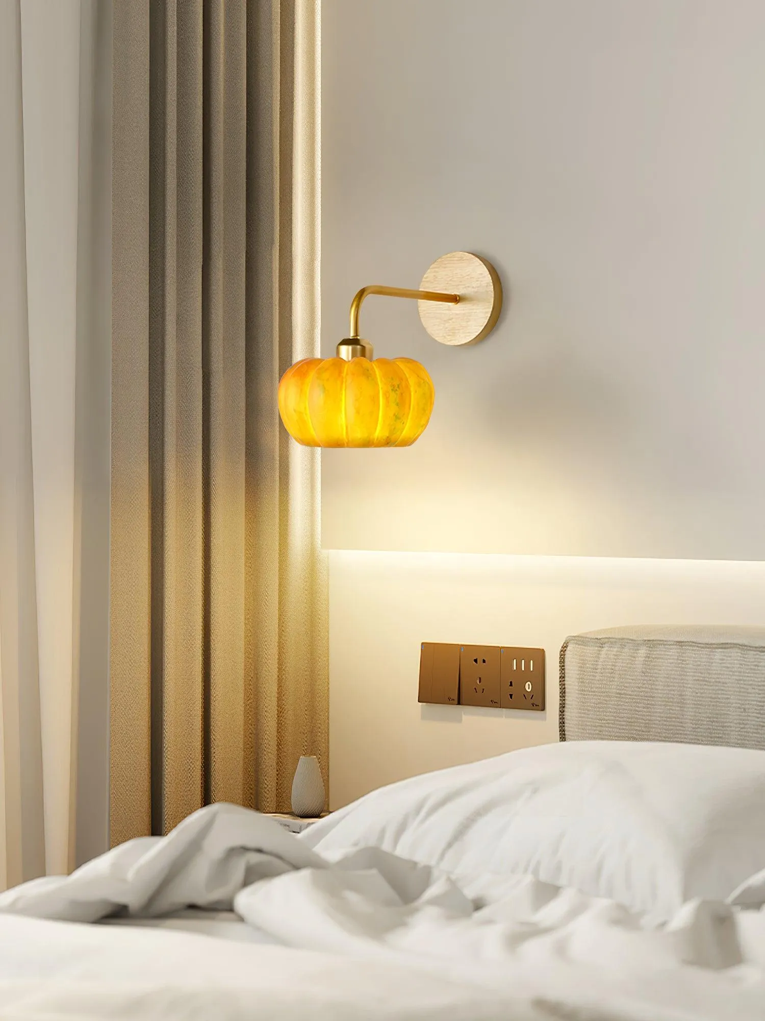 Pumpkin Wall Light