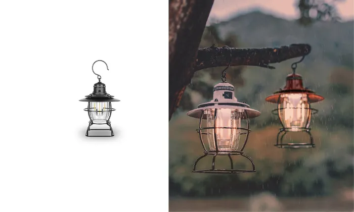 Rechargeable LED Retro Camping Lantern