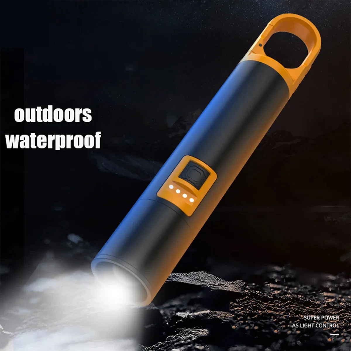 Rechargeable Waterproof LED Power Flashlight