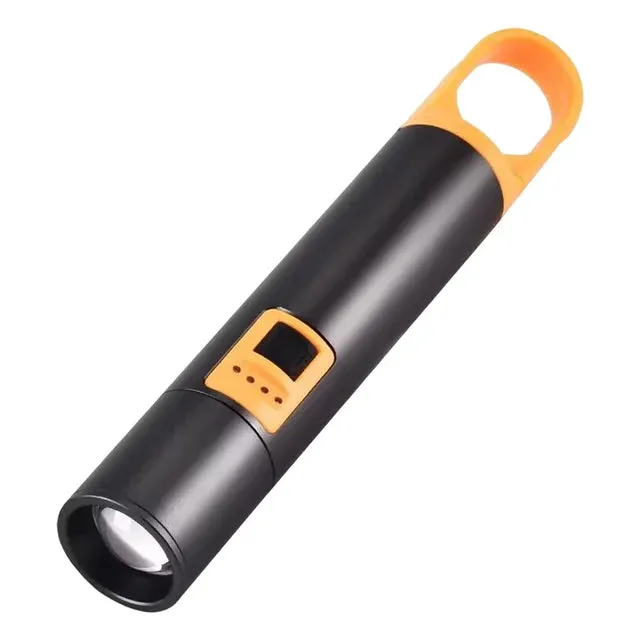 Rechargeable Waterproof LED Power Flashlight