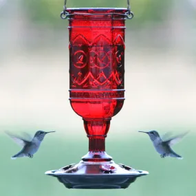 Red Jewel Hummingbird Feeder