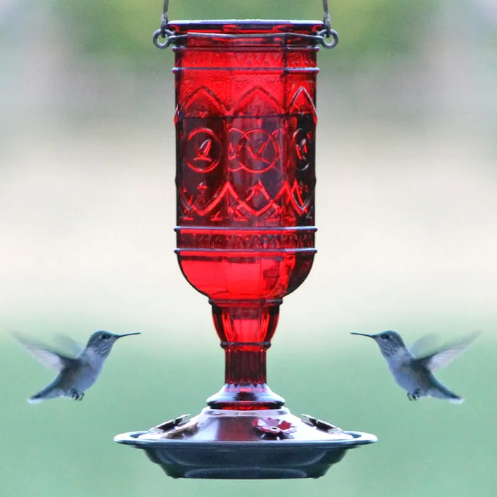 Red Jewel Hummingbird Feeder