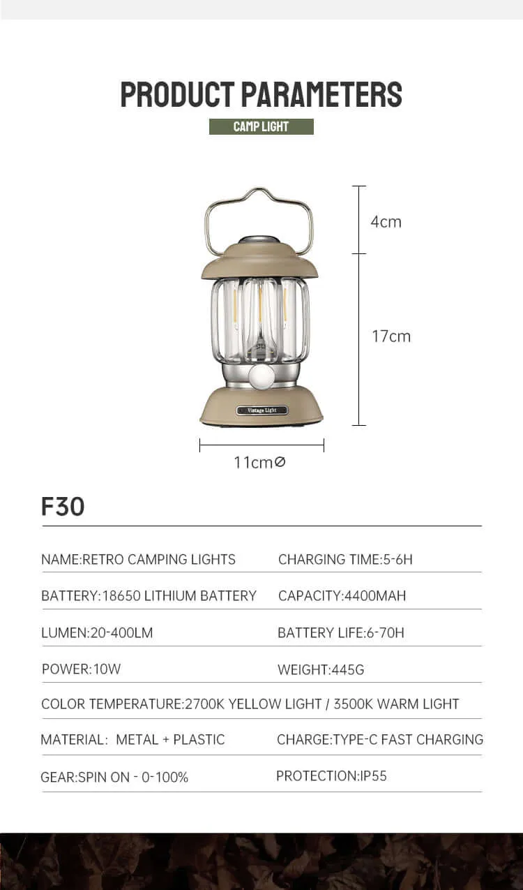 Retro Camping Light