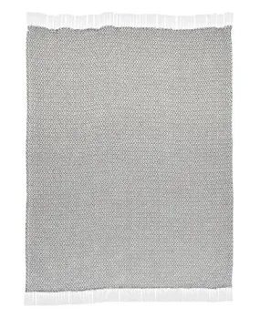 Rhombus 80180GYW Grey/White Throw Blanket