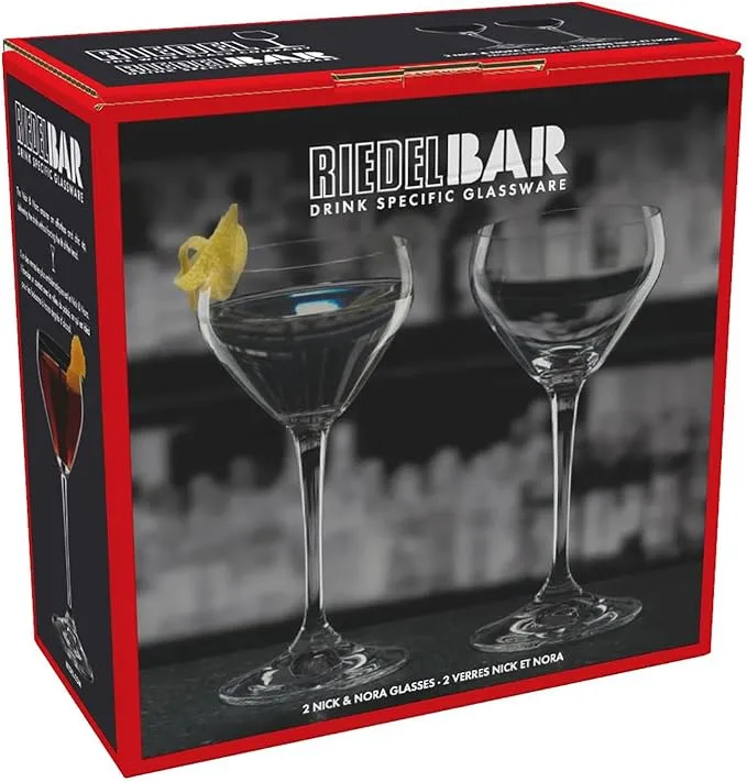 RIEDEL Drink Specific Glassware Nick & Nora Cocktail Glass,4.94 oz ( Set of 2)