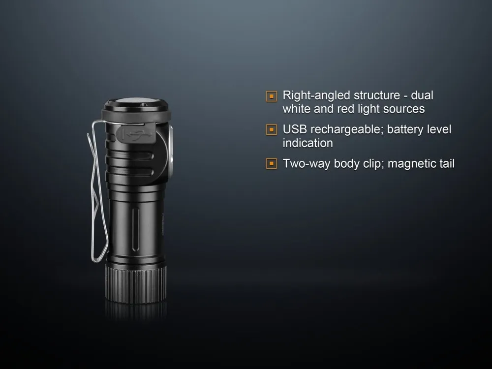 Right-Angled Rechargeable LED Flashlight - LD15R