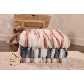 Ritz Melange stripy blanket