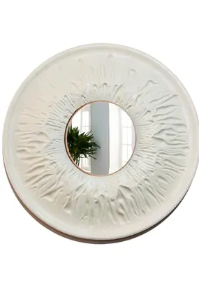 Round decoration panel with light in The center, idle for The home, garden, and restaurant.