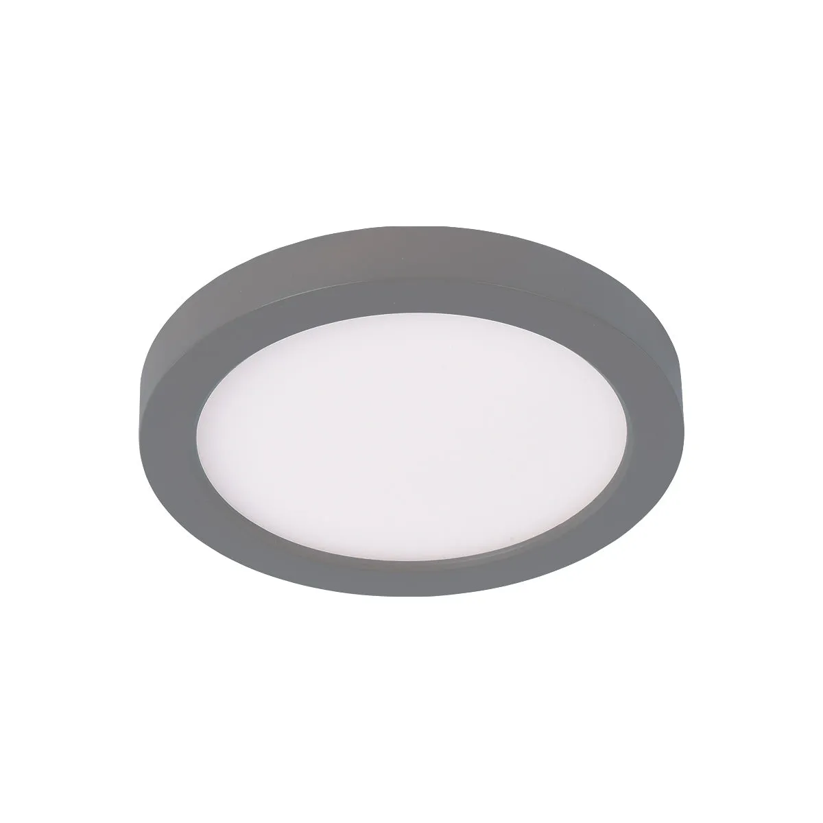 Round LED Flush Mount in Nickel