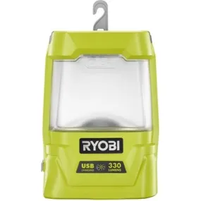 Ryobi One  18V LED Area Light With USB Port - Skin Only Portable