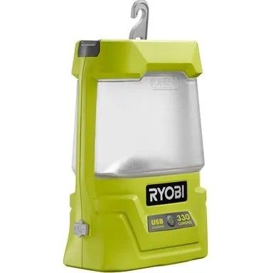 Ryobi One  18V LED Area Light With USB Port - Skin Only Portable