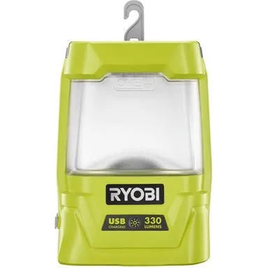 Ryobi One  18V LED Area Light With USB Port - Skin Only Portable