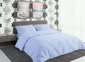 Sateen Duvet Cover in Dream Blue