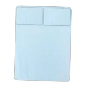 SECRET DESIRE Cooling Mattress Pad Soft Sleeping Mat Cool Mat Cooling Fitted Sheets Blue 1.5mx2.0m