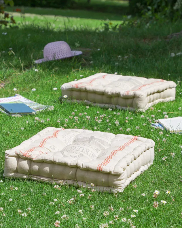 Set of 4 Belle Jardinere Mattress Garden Seat Cushions