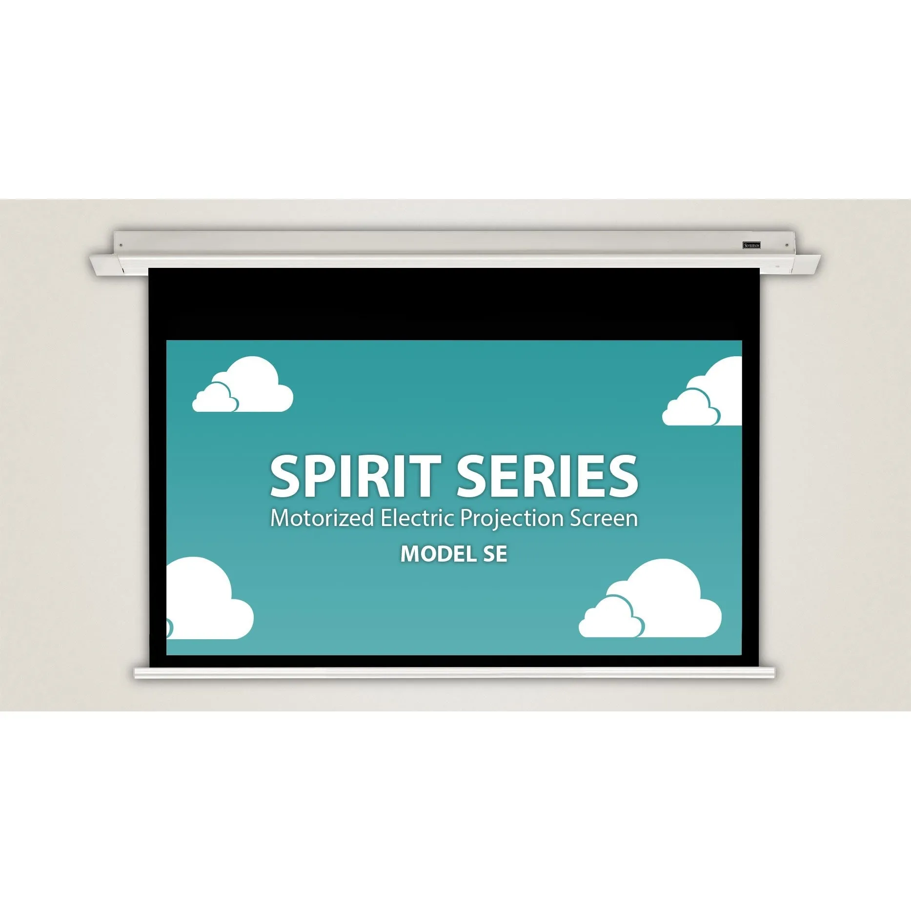 Severtson Screens Spirit In-Ceiling Series 112" (97.6" x 54.9") Non Tab Tension HDTV [16:9] SE169112MG