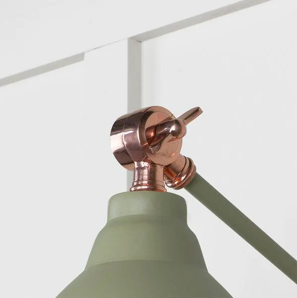 Smooth Copper Brindley Wall Light in Tump | From The Anvil