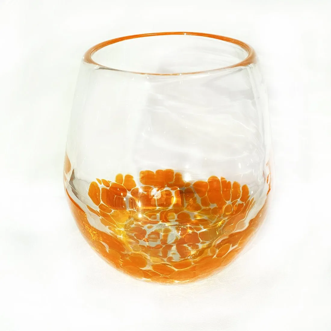 Spectrum Frit Stemless Goblets - ON SALE!