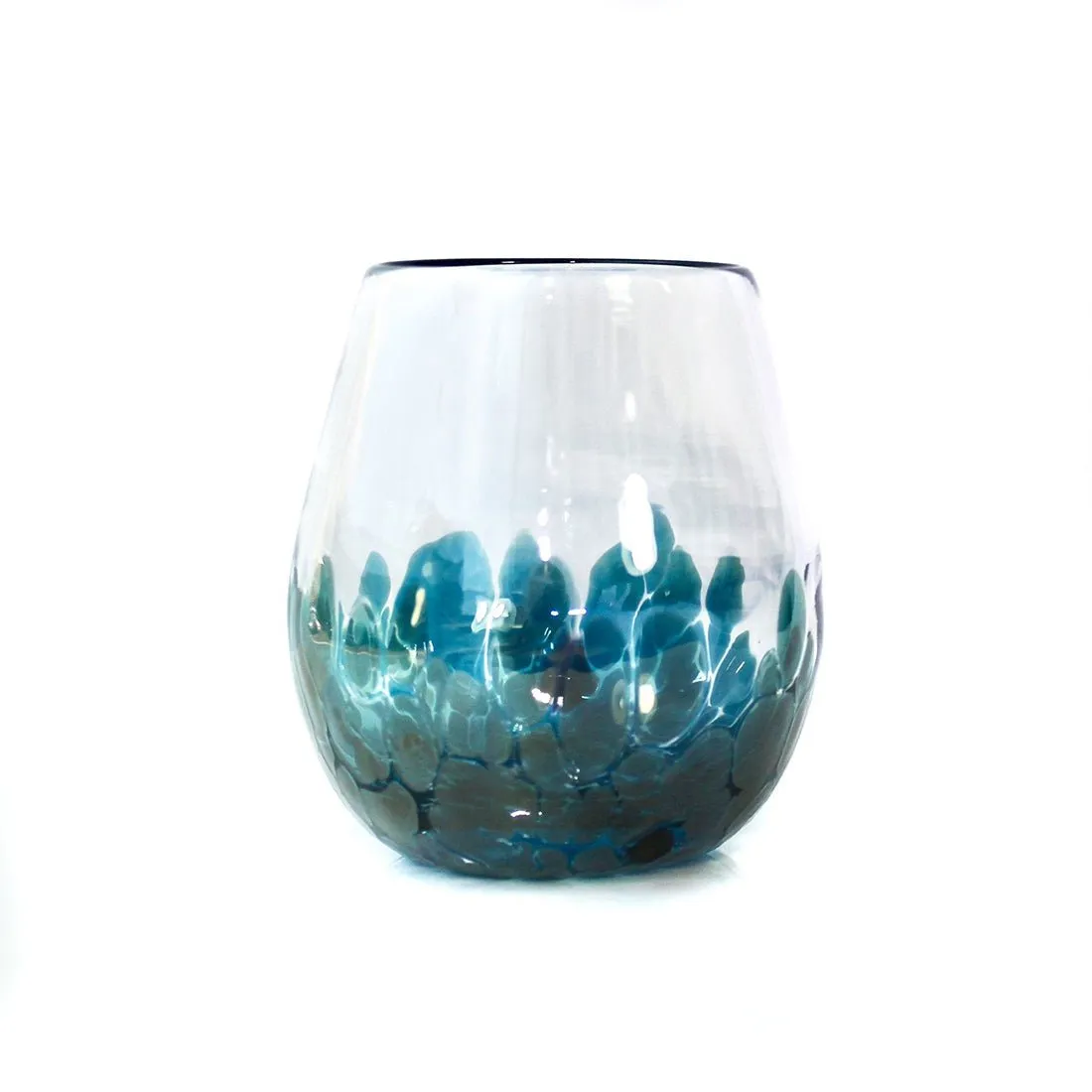 Spectrum Frit Stemless Goblets - ON SALE!