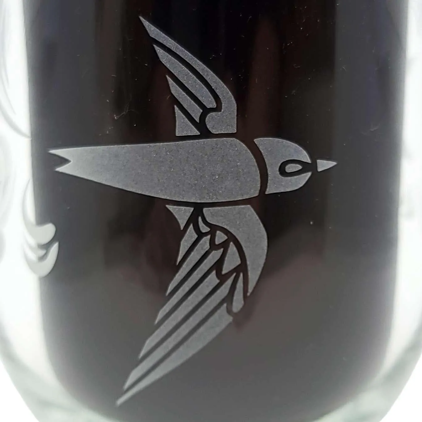 Stemless Wine Glass - Birds by Bread and Badger