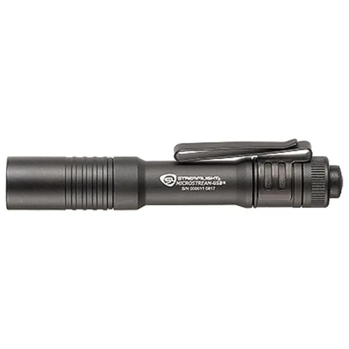 Streamlight MicroStream USB 66601 Pocket Light, Black, 1 Each