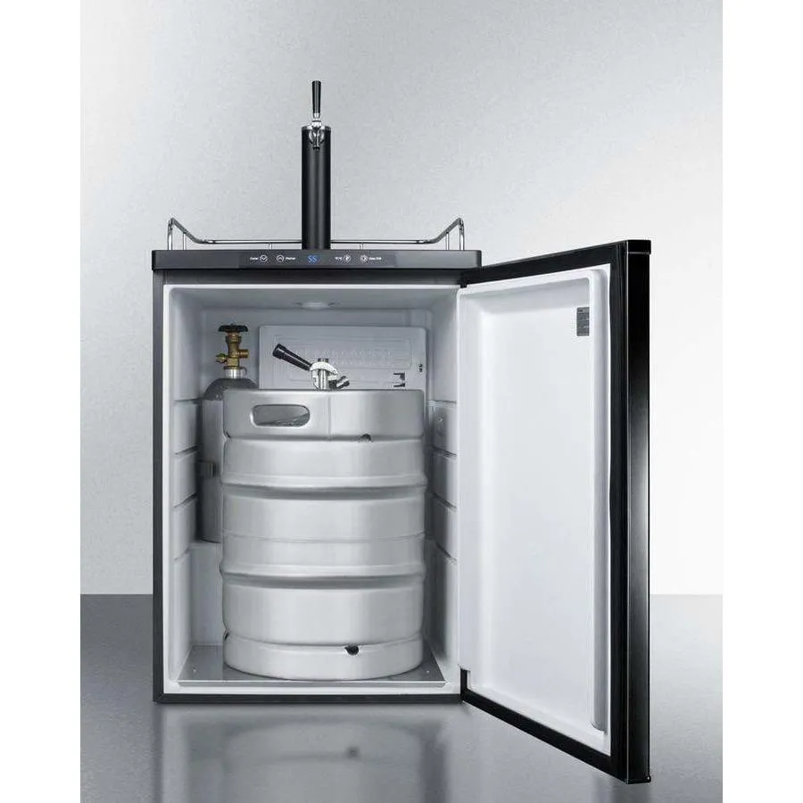 Summit 24" Built-In Automatic Defrost Single Tap Kegerator SBC635MBI