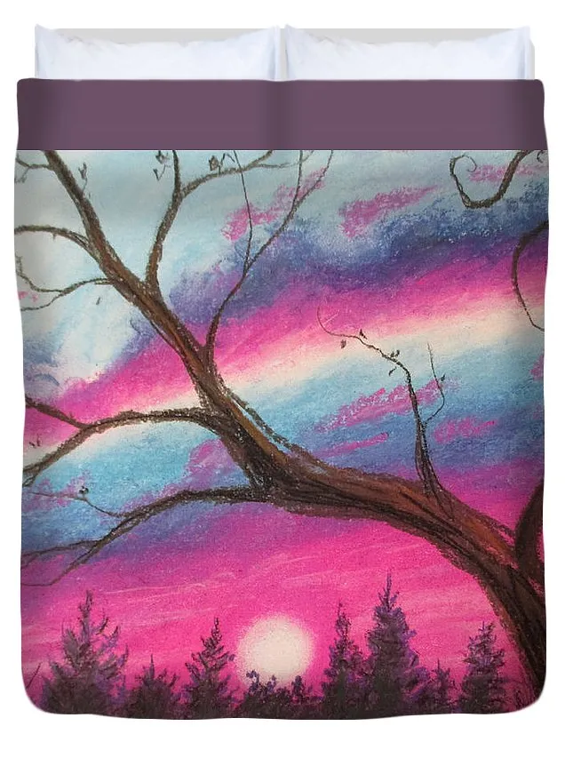 Sunsetting Tree - Duvet Cover