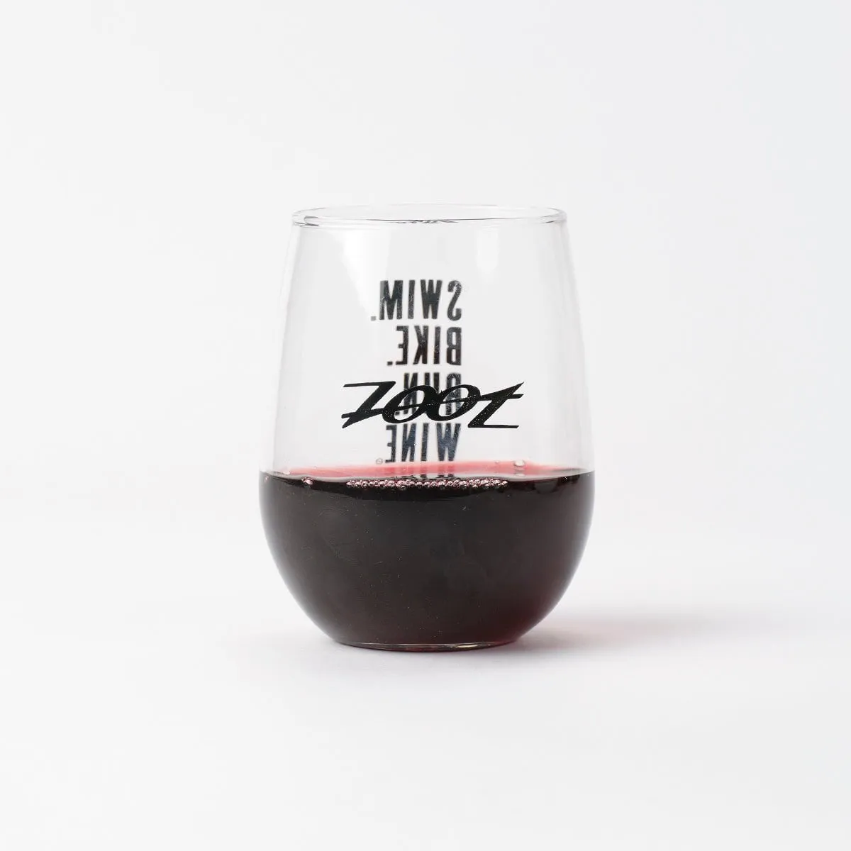 Swim Bike Run Wine - Glass