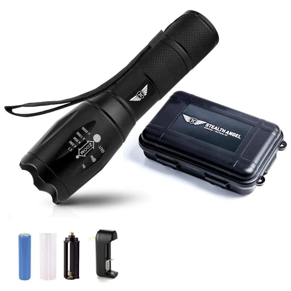 Tact-1200 Flashlight Kit Stealth Angel Survival