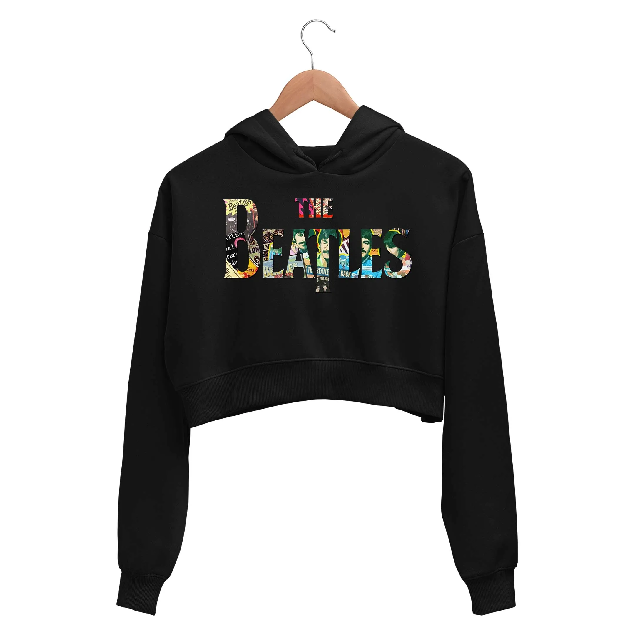 The Beatles Crop Hoodie - Fan Art