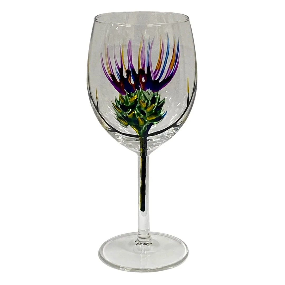 Thistle Wine Glass