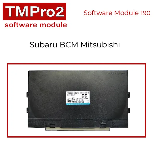 TM Pro 2 - Software Modules - Toyota Group