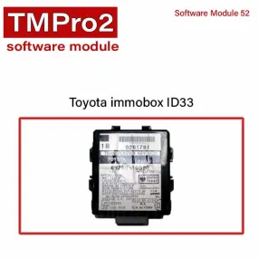 TM Pro 2 - Software Modules - Toyota Group