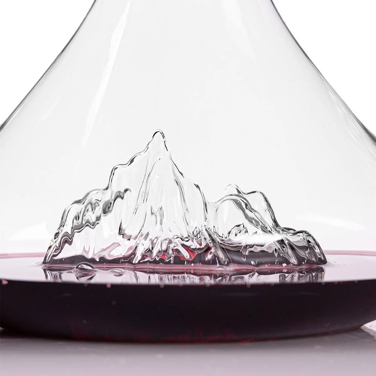 Topographic Wine Decanter - Mount Blanc