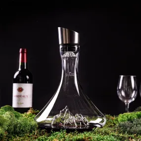 Topographic Wine Decanter - Mount Blanc