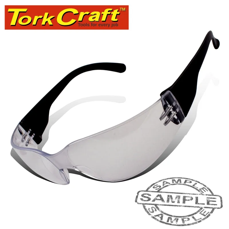 TORK CRAFT SAFETY EYEWEAR GLASSES CLEAR IN POLY BAG B5161