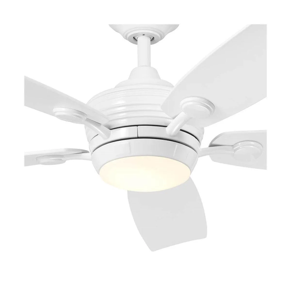 Tranquil Weather  56 Inch White LED Wet Rated Ceiling Fan with Remote