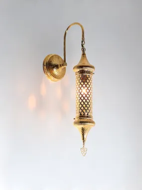 Turkish Wall Lamp Cylinder Blown Glass Sconce Lighting