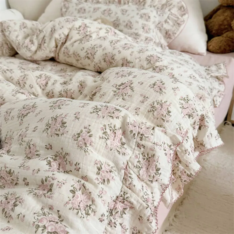 Twin Size Ruffle Bedding